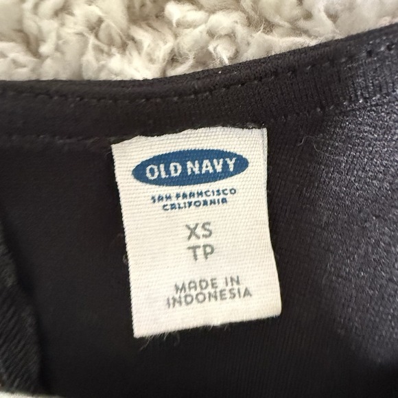Old Navy Sleeveless Dress Women Sz XS Black Sleeveless A-line Little Black Dress - Picture 5 of 7
